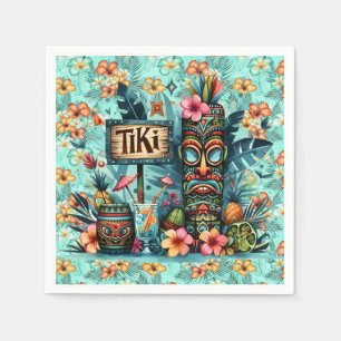 Tropical Tiki Bar Serviette