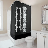 Tropical Tiki God Duschvorhang (Beispiel)