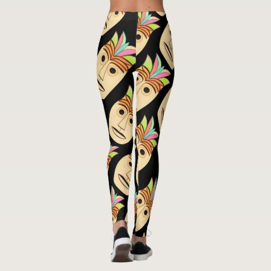 Tropical Tiki Leggings (Rückseite)