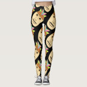 Tropical Tiki Leggings (Vorderseite)