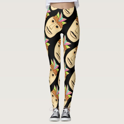 Tropical Tiki Leggings (Vorderseite)