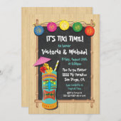 Tropical Tiki Luau Party Einladungen (Vorne/Hinten)