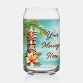 Tropical Tiki Party Dosenglas (Vorderseite)