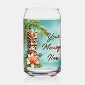 Tropical Tiki Party Dosenglas (Rückseite)