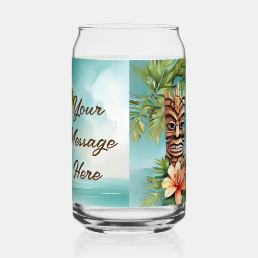 Tropical Tiki Party Dosenglas (Links)