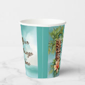 Tropical Tiki Party Pappbecher (Rechts)