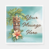 Tropical Tiki Party Serviette (Vorderseite)