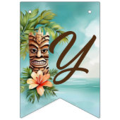 Tropical Tiki Party Wimpelkette (Erste Fahne)