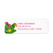 Tropical Tiki Return Address Label (Vorne)