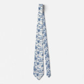 Tropical Toile De Jouy Krawatte (Vorderseite)
