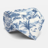 Tropical Toile De Jouy Krawatte (Gerollt)