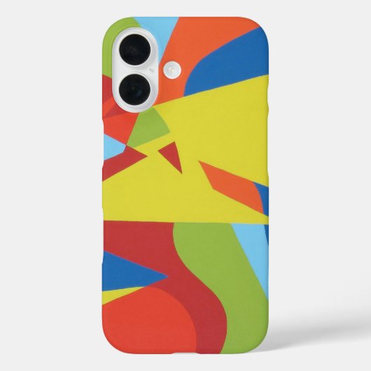 Tropical Toucan Beak Abstract Design Phone Cover (Rückseite)