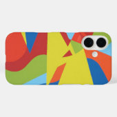 Tropical Toucan Beak Abstract Design Phone Cover (Rückseite (Horizontal))
