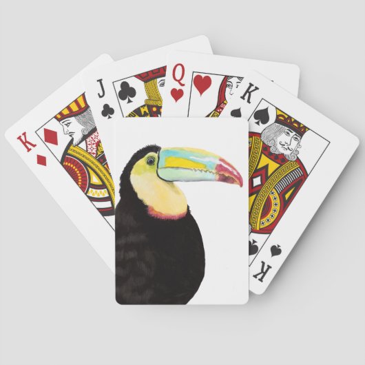 Tropical Toucan Bird Spielkarten (Rückseite)
