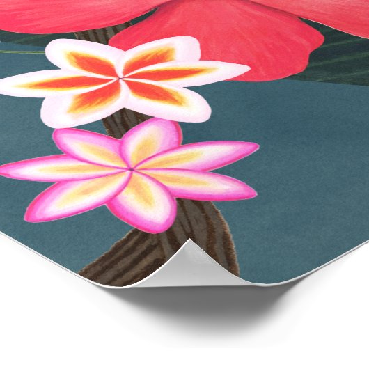 Tropical Toucan in the Wilderness Poster (Ecke)