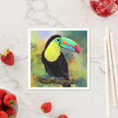 Tropical Toucan Napkins Serviette (Beispiel)