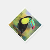 Tropical Toucan Napkins Serviette (Ecke)