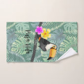 Tropical Toucan Pura Vida Design Handtuch Set (Handtuch)