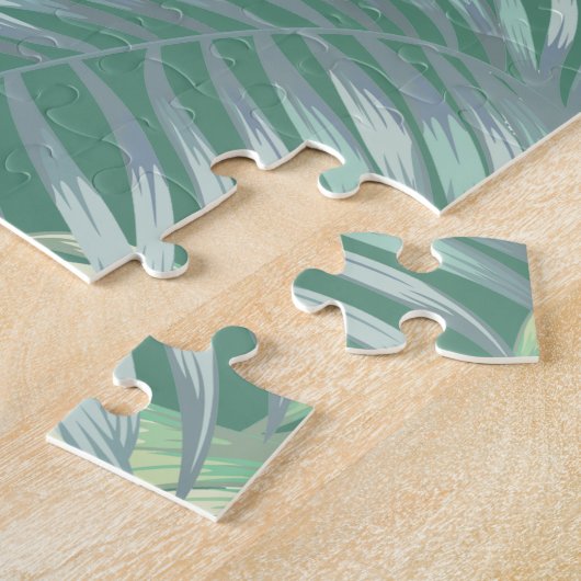 Tropical Toucan Pura Vida Design Jigsaw Puzzle (Seite)