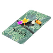 Tropical Toucan Pura Vida Design Magnet (Linke Seite)