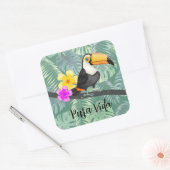 Tropical Toucan Pura Vida Design Sticker (Umschlag)