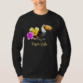 Tropical Toucan Pura Vida Design TeeShirt T - Shir T-Shirt (Vorderseite)