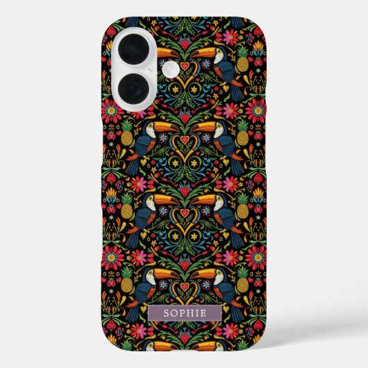 Tropical Toucan Vibrant Case-Mate iPhone Hülle (Rückseite)