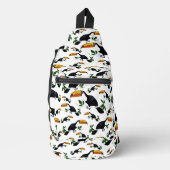 Tropical Toucans - Playful Jungle Crossbody Bag (Vorderseite)