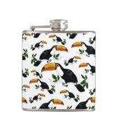 Tropical Toucans - Playful Jungle Flachmann (Vorderseite)