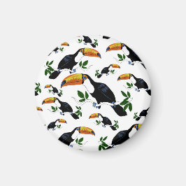 Tropical Toucans - Playful Jungle Magnet