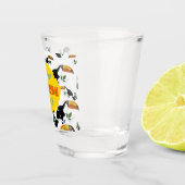 Tropical Toucans - Playful Jungle Schnapsglas (Rechts)