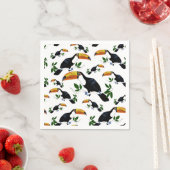 Tropical Toucans - Playful Jungle Serviette (Beispiel)