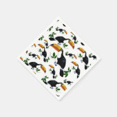 Tropical Toucans - Playful Jungle Serviette (Ecke)