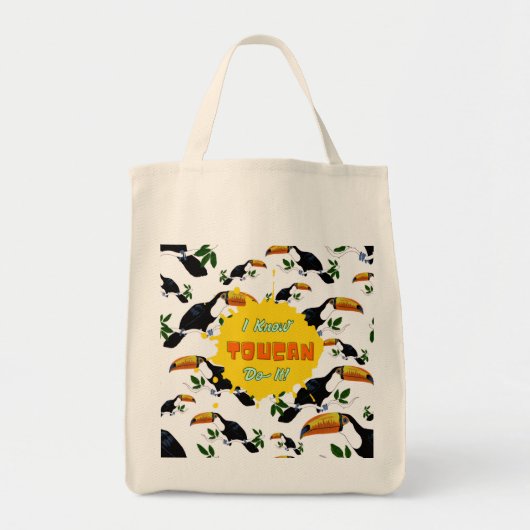 Tropical Toucans - Playful Jungle Tragetasche (Vorne)