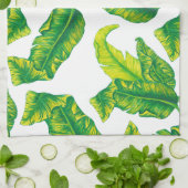 Tropical Tropicana Gold Blätter Geschirrtuch (Gefaltet)