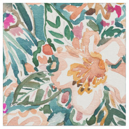 TROPICAL TUMBLE Farbenfrohe Paradies, floral Stoff