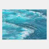 Tropical Turquoise Caribbean Ocean Cruise Foto Geschenkpapier Set (Vorderseite 2)