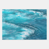 Tropical Turquoise Caribbean Ocean Cruise Foto Geschenkpapier Set (Vorderseite)