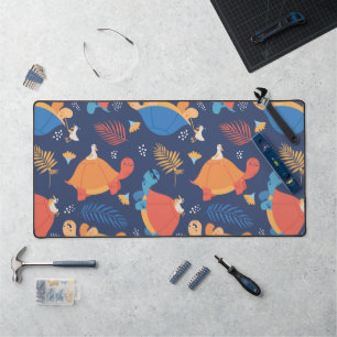 Tropical Turtle Desk Mat Schreibtischunterlage