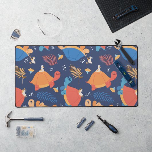 Tropical Turtle Desk Mat Schreibtischunterlage (Arbeitsplatz)