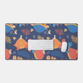 Tropical Turtle Desk Mat Schreibtischunterlage (Tastatur & Maus)
