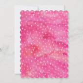 Tropical Tutti Fruitt Gold 8. Geburtstag Einladung (Rückseite)