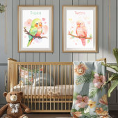 Tropical Tweete Parrot Baby Boy Poster