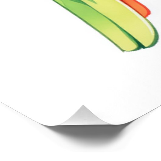 Tropical Tweete Parrot Baby Boy Poster (Ecke)