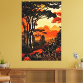 Tropical Twilight Leinwanddruck (Insitu (Wohnzimmer))