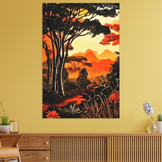 Tropical Twilight Leinwanddruck (Insitu (Wohnzimmer))