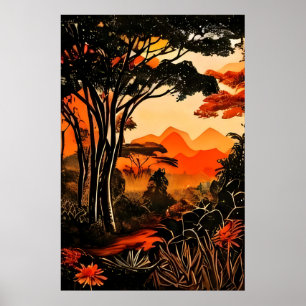 Tropical Twilight Poster