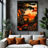 Tropical Twilight Poster