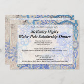 Tropical Vibe Fundraiser Business Luncheon - Einladung (Vorne/Hinten)