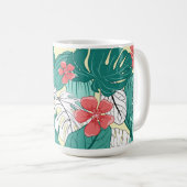 Tropical Vibe Kaffeetasse (VorderseiteRechts)